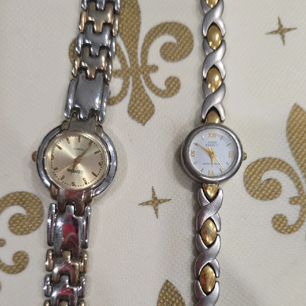 Silver and Gold Two-Tone Watches
